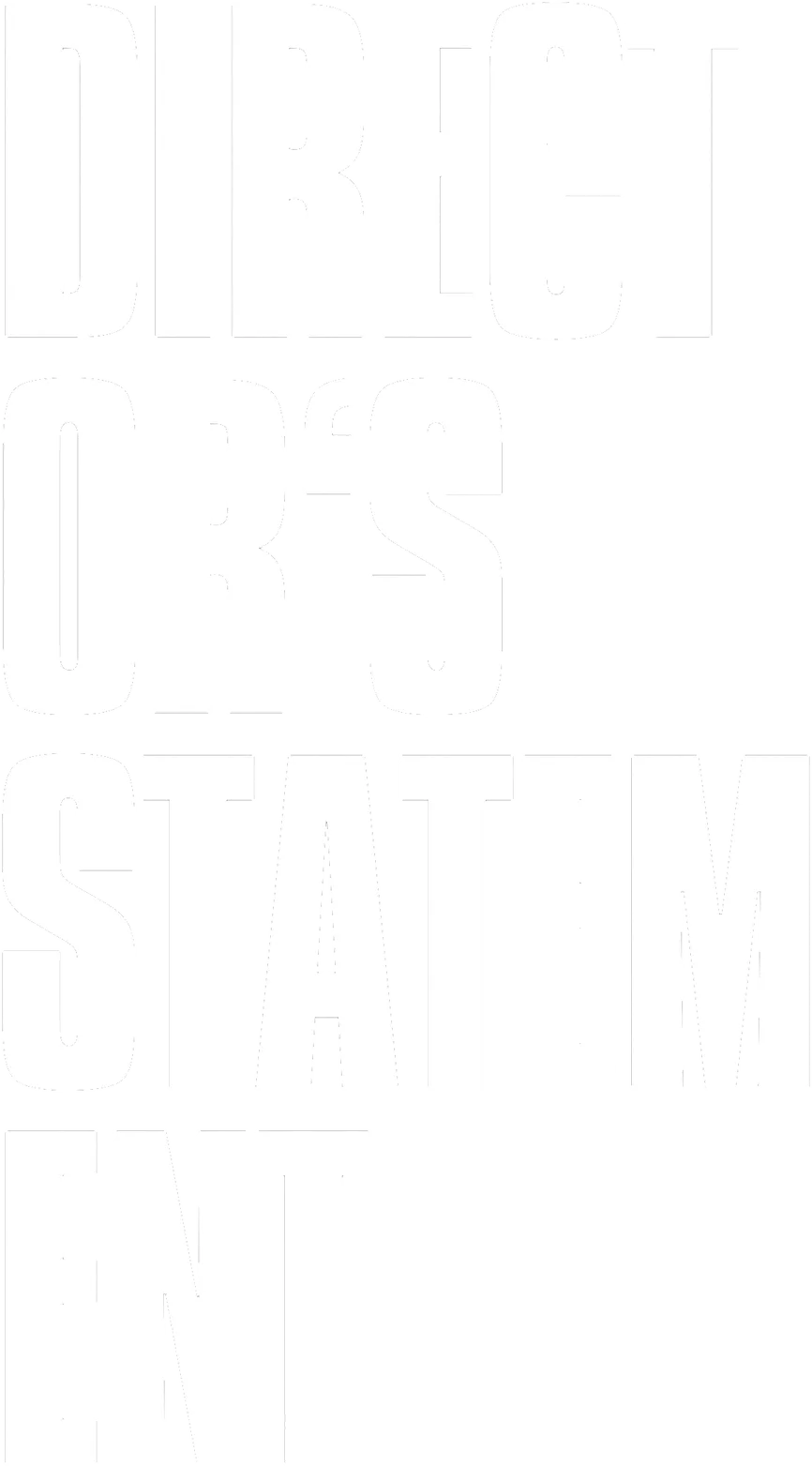 Director’s Statement